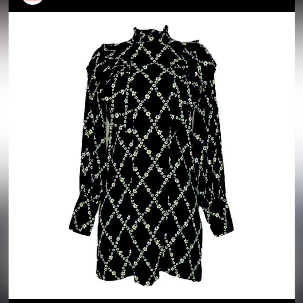 Ganni crepe mini dress 
New without tag